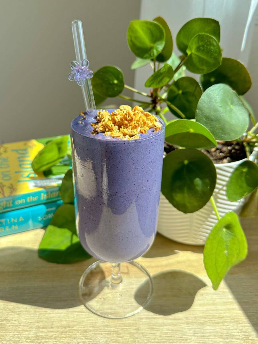 Blueberry Muffin Protein Smoothie 