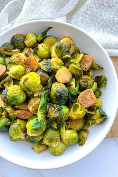 sweet and spicy brussel sprouts