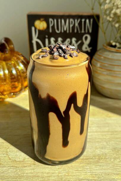 Pumpkin Peanut Butter Cup Protein Smoothie