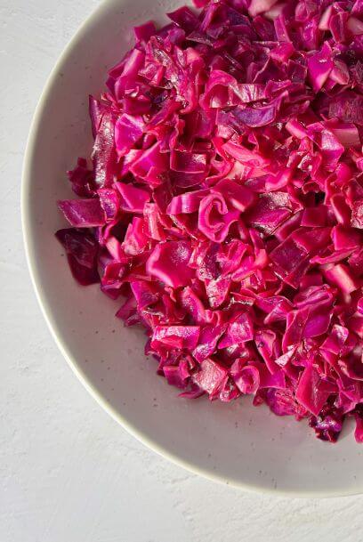 Easy Sautéed Red Cabbage