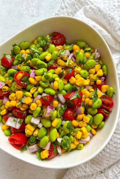 Edamame Tomato Salad