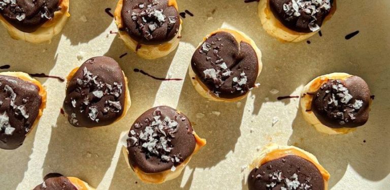 Peanut Butter Cup Banana Bites