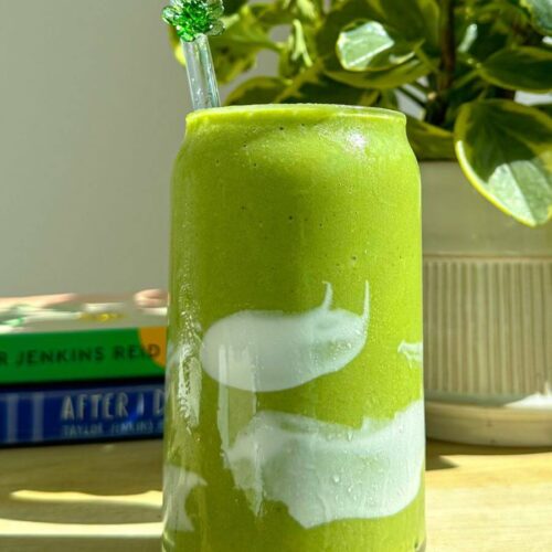Peachy Green Ginger Smoothie