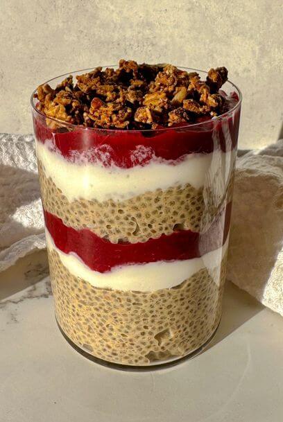 Cranberry Chia Pudding 