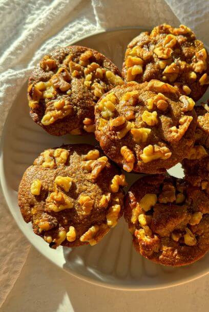Apple Oatmeal Protein Muffins