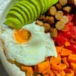 healthy sweet and savory breakfast bowl