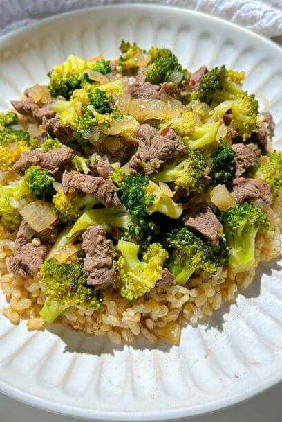 Healthy Beef with Broccoli