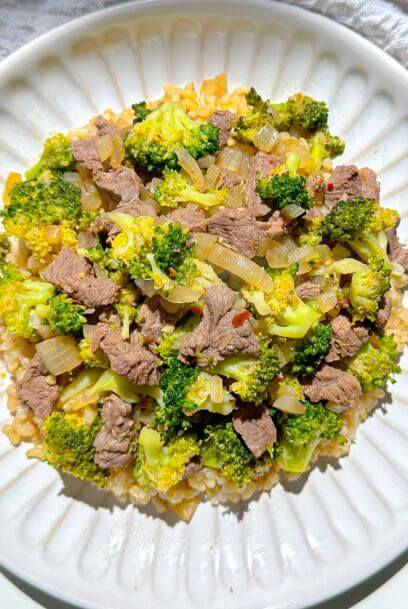 Healthy Beef with Broccoli