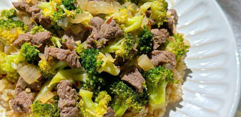 Healthy Beef with Broccoli