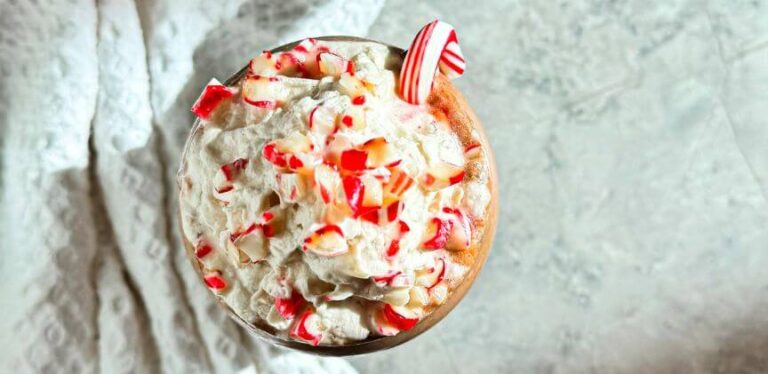 chocolate peppermint protein smoothie