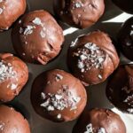 Chocolate Chickpea Brownie Batter Protein Bites