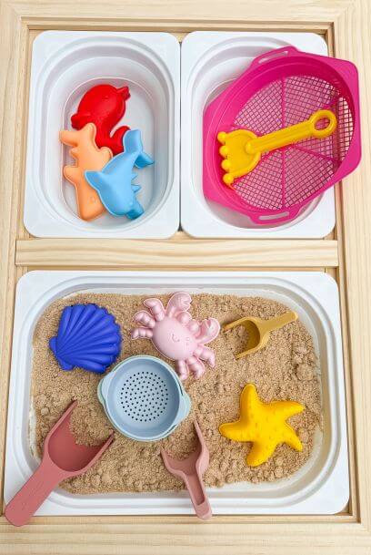 How to Make Taste-Safe Play Sand for Toddlers (Easy DIY Sensory Bin Idea)
