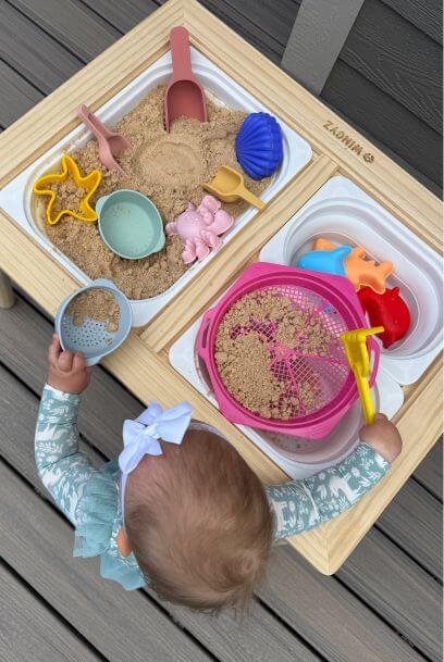 How to Make Taste-Safe Play Sand for Toddlers (Easy DIY Sensory Bin Idea)