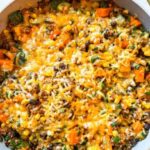 Healthy 30-Minute Beef Taco Skillet with Sweet Potatoes and Zucchini