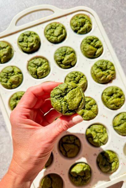 Spinach Banana Blender Muffins (Healthy Toddler Recipe)