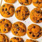Healthy Chocolate Chip Pumpkin Muffins (Gluten-Free + High-Protein) healthy easy family-friendly recipes healthy muffins dairy-free