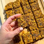 Healthy Toddler Pumpkin Oatmeal Bars (No Added Sugar)