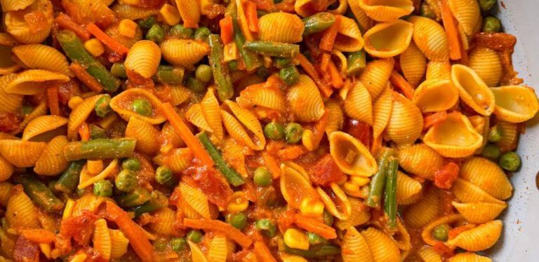 Creamy Tomato Veggie Pasta for Toddlers (Easy 15-Minute Family Meal)