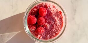 Raspberry Chia Pudding for Toddlers (High-Protein & Naturally Sweetened)