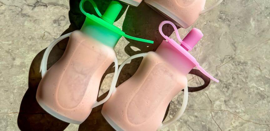 Strawberry Banana Smoothie for Toddlers (With Hidden Veggies & Protein)