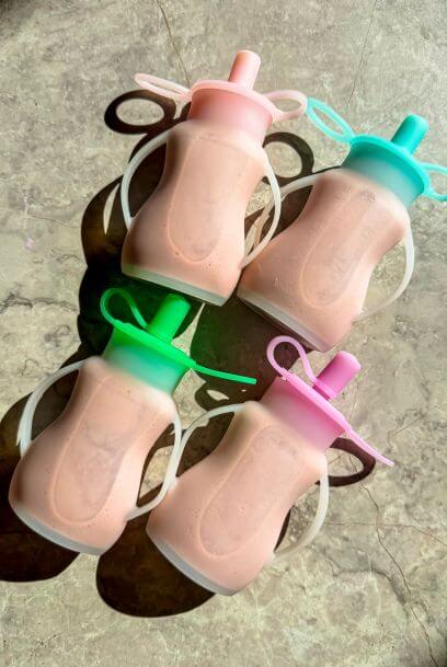 Strawberry Banana Smoothie for Toddlers (With Hidden Veggies & Protein)