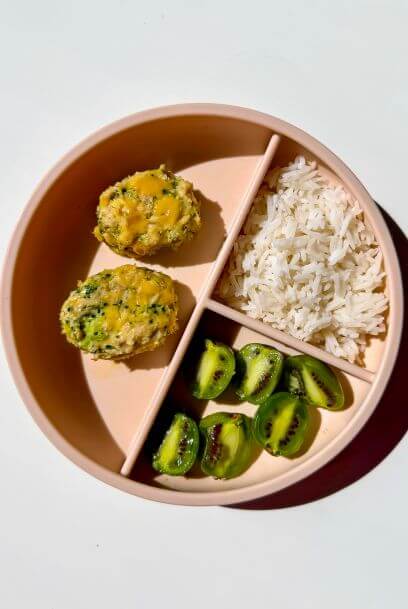 Toddler Cheesy Broccoli Chicken Nuggets