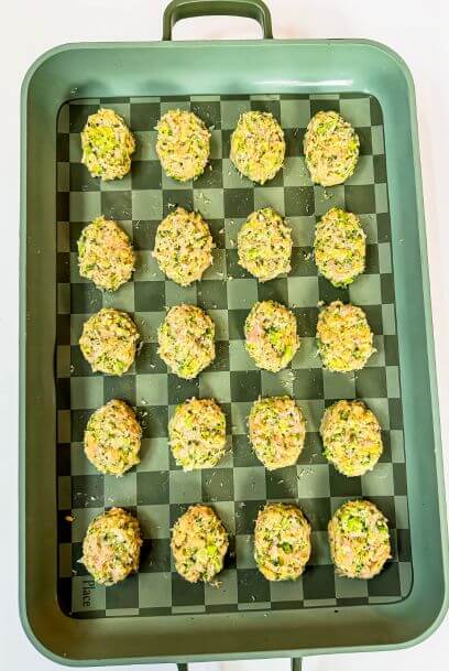 Toddler Cheesy Broccoli Chicken Nuggets