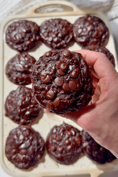 Hidden Veggie Chocolate Muffins