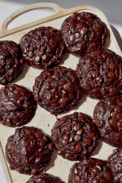 Hidden Veggie Chocolate Muffins