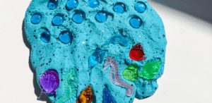 Ocean Playdough Activity: easy homemade ocean play and ocean playdough sensory activity for toddlers, preschool, and kids