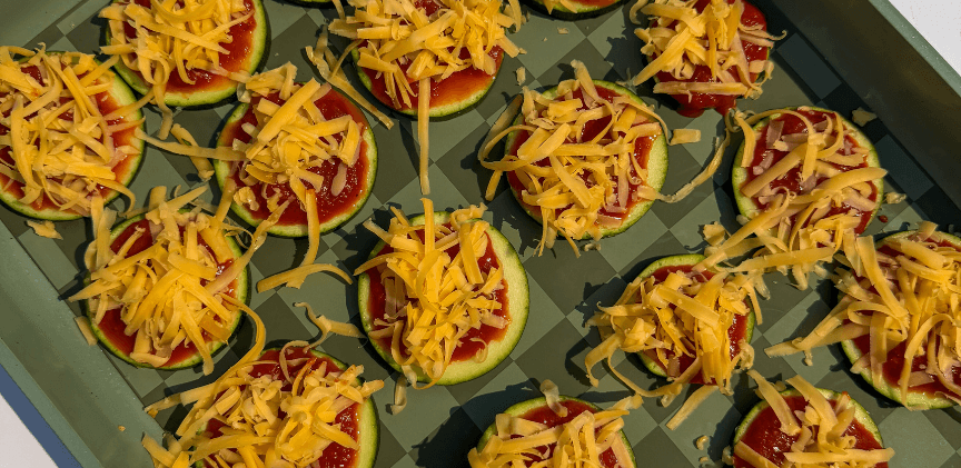 Zucchini Pizza Bites
