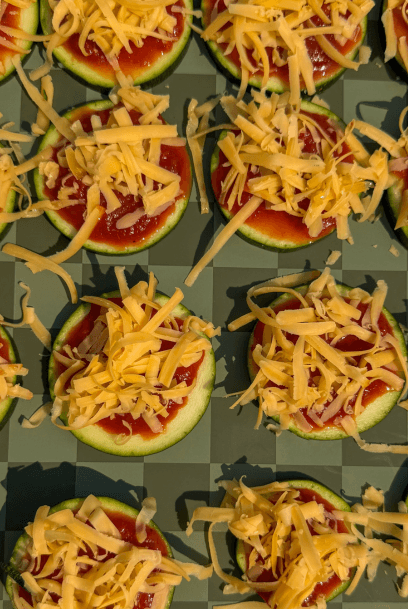 Zucchini Pizza Bites